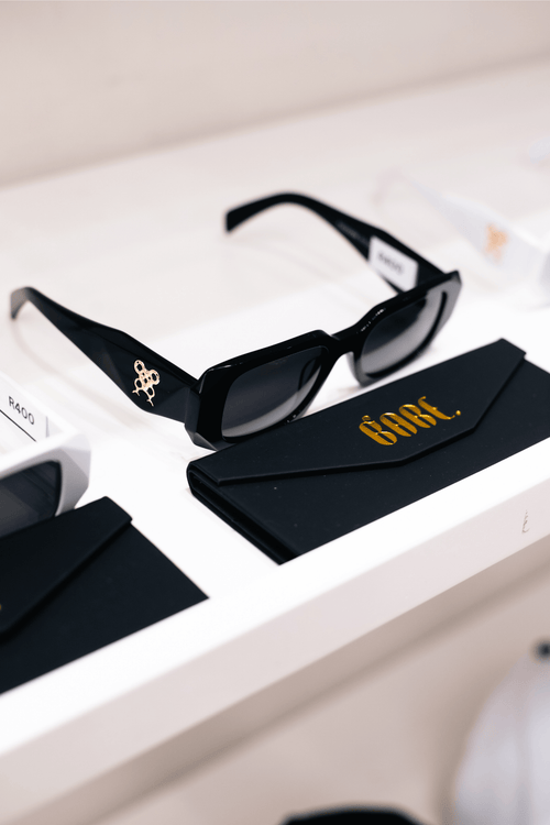 Black rectangular Sunglasses