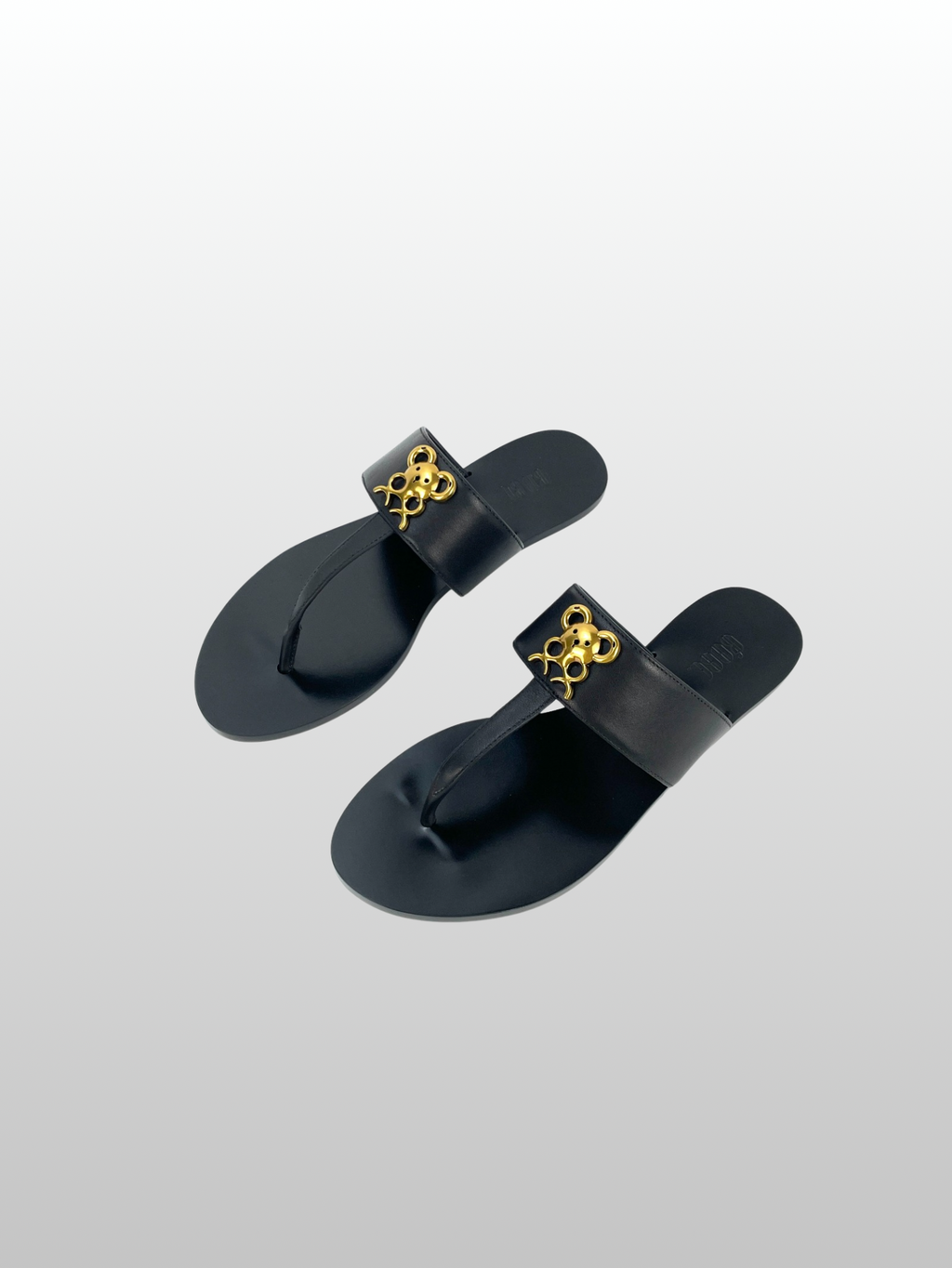 Goated Bare Sandals - Black